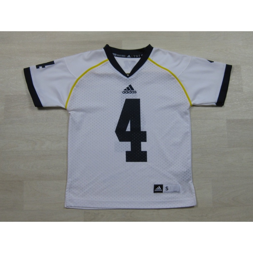Adidas Michigan Wolverines Football Jersey #4 Youth (S) Football Jim Harbaugh
